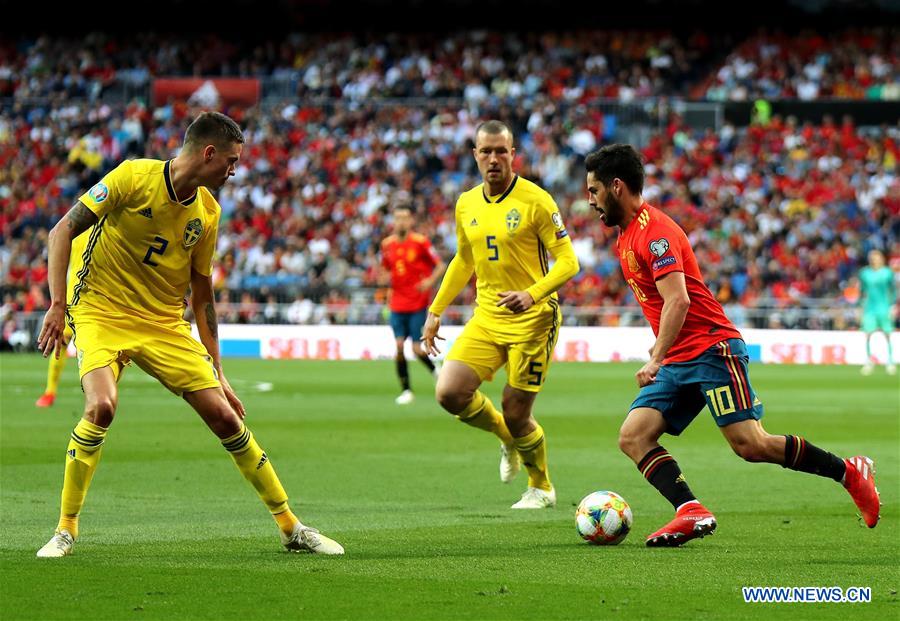 (SP)SPAIN-MADRID-SOCCER-UEFA EURO 2020 QUALIFYING MATCH-ESP VS SWE