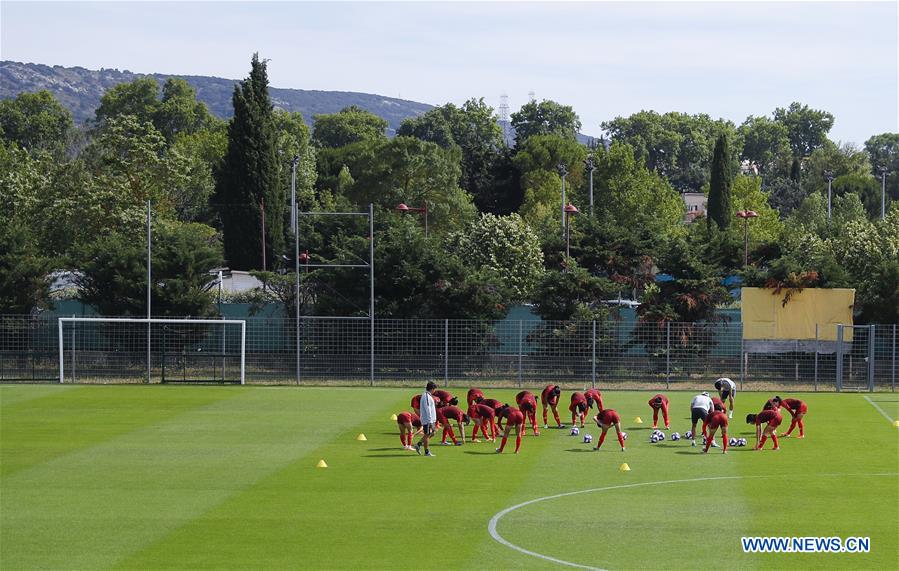 (SP)FRANCE-MONTPELLIER-2019 FIFA WOMEN'S WORLD CUP-ROUND OF 16-CHINA-TRAINING SESSION