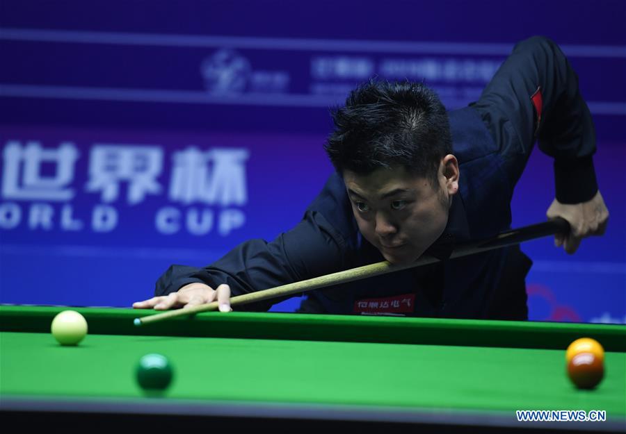 (SP)CHINA-JIANGSU-WUXI-SNOOKER WORLD CUP(CN)