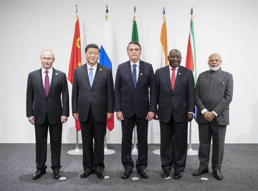 JAPAN-OSAKA-XI JINPING-BRICS-MEETING