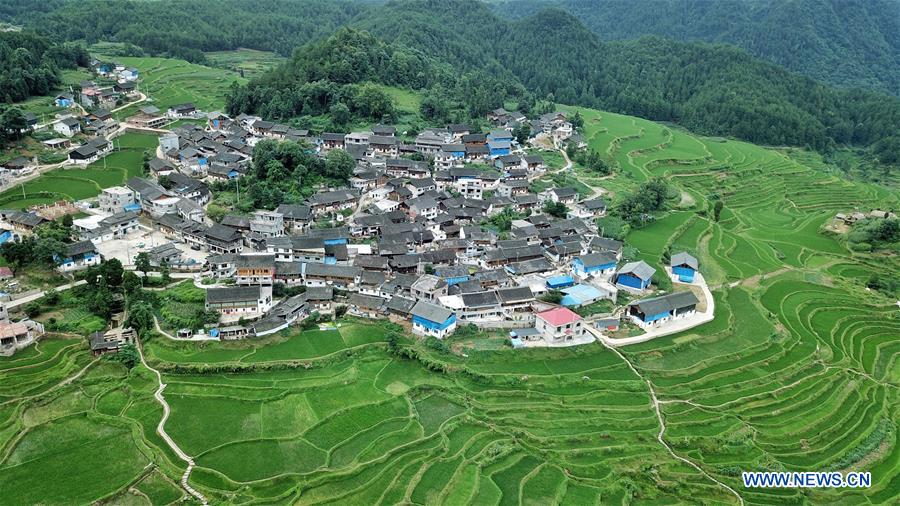 CHINA-GUIZHOU-DANZHAI-TERRACED FIELD-SCENERY (CN)