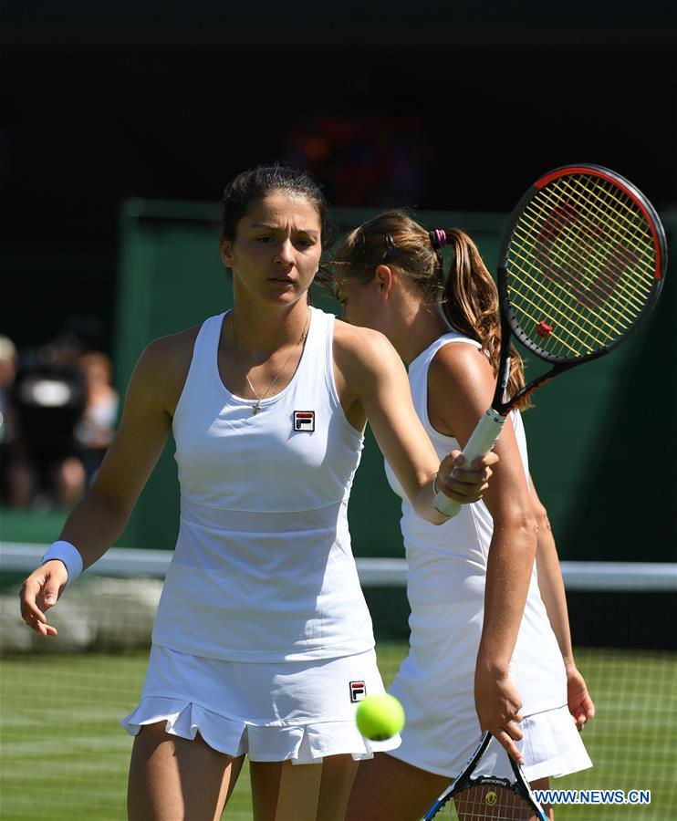 (SP)BRITAIN-LONDON-TENNIS-WIMBLEDON-WOMEN'S DOUBLES