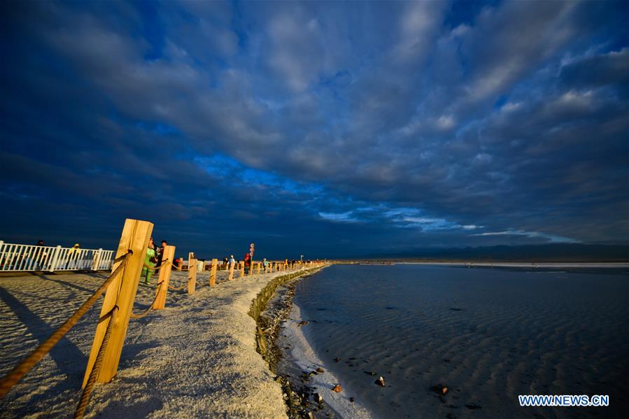 CHINA-QINGHAI-HAIXI-CAKA SALT LAKE-TOURISM (CN)