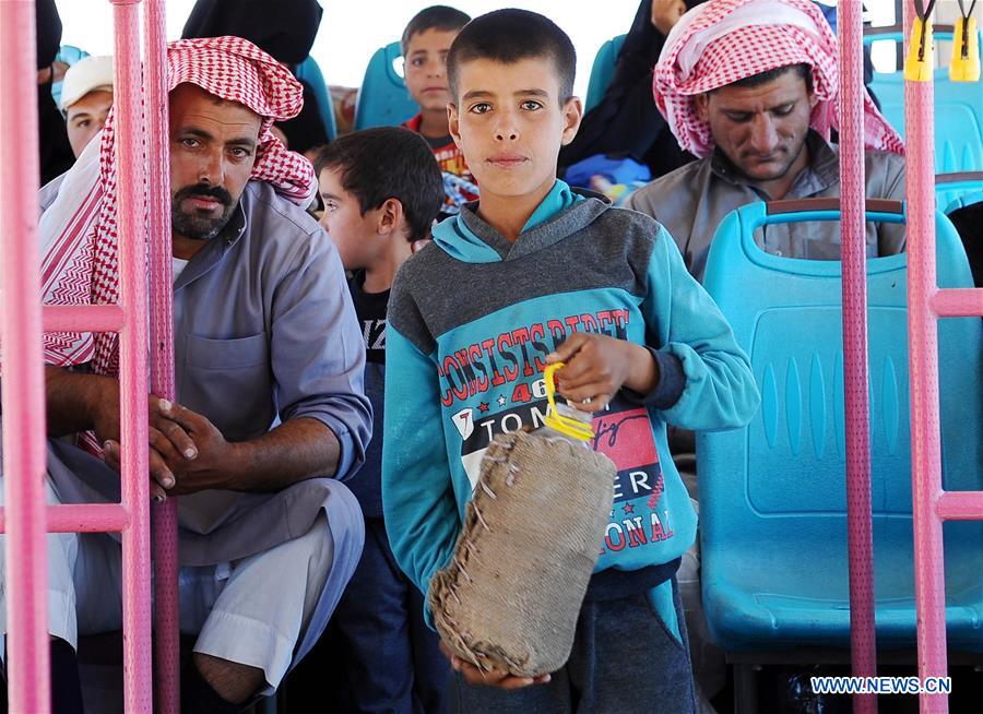 SYRIA-HOMS-REFUGEES-RETURN-RUKBAN