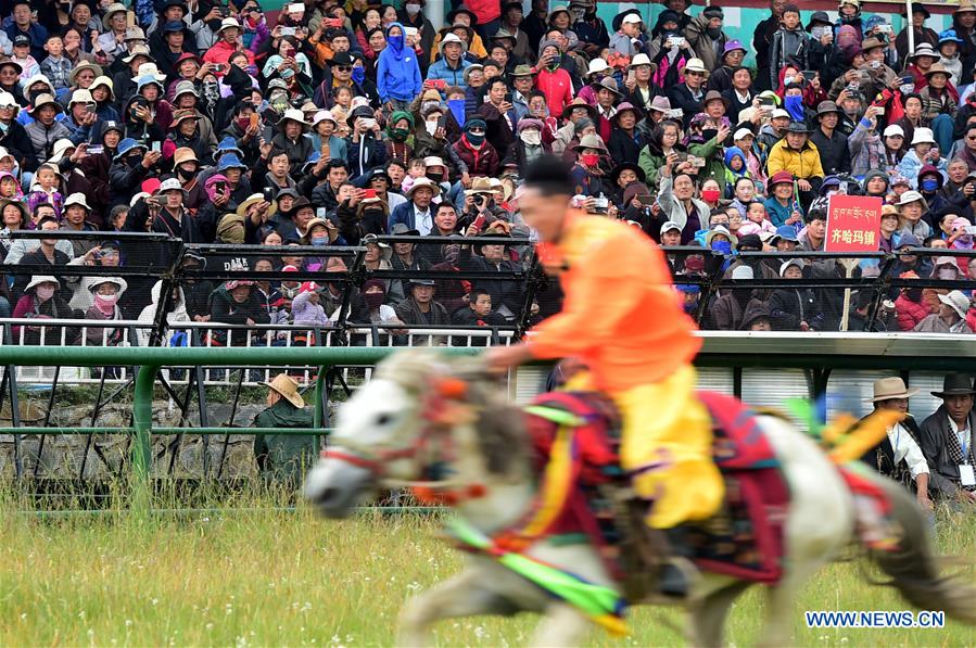 CHINA-GANSU-MAQU-HORSE RACING-OPENING (CN)