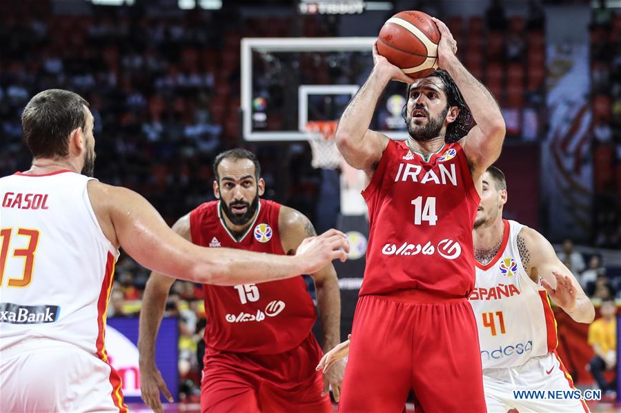 (SP)CHINA-GUANGZHOU-BASKETBALL-FIBA WORLD CUP-GROUP C-ESP VS IRI(CN)