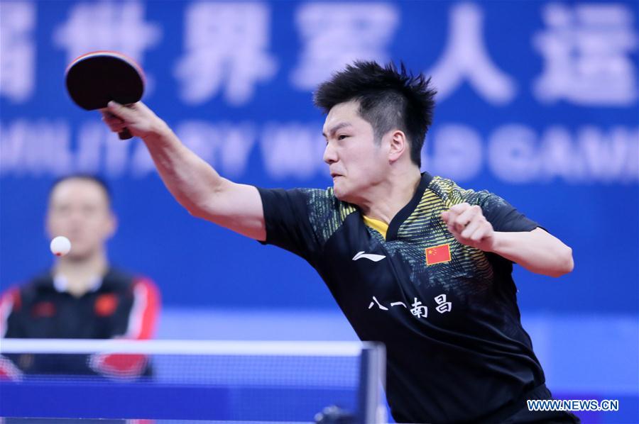 (SP)CHINA-WUHAN-7TH MILITARY WORLD GAMES-TABLE TENNIS(CN)