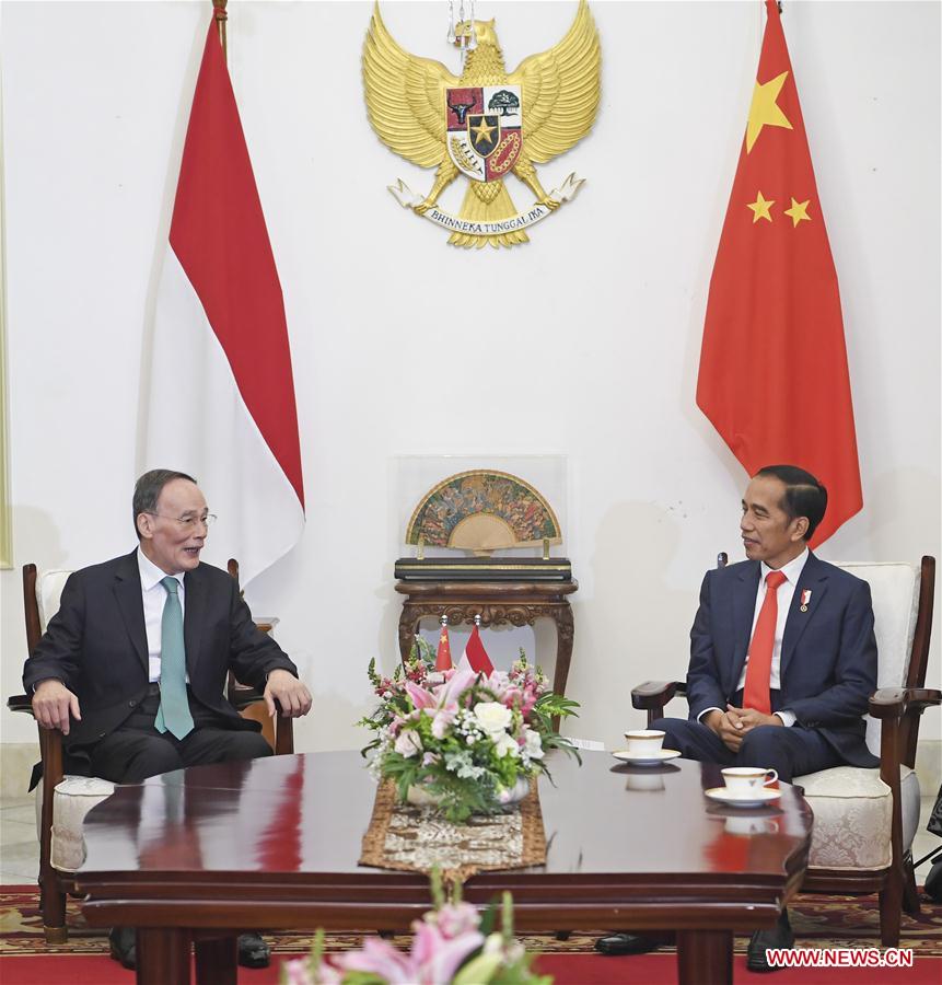 INDONESIA-WANG QISHAN-VISIT