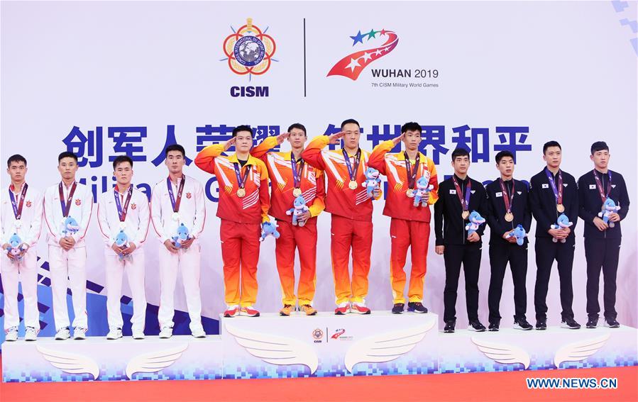 (SP)CHINA-WUHAN-7TH MILITARY WORLD GAMES-TABLE TENNIS