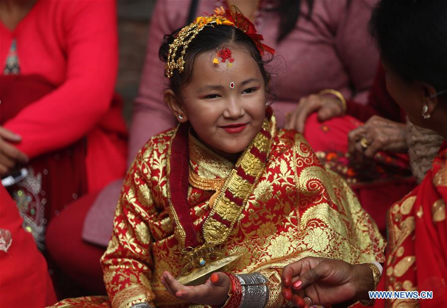 NEPAL-KATHMANDU-CULTURE-BEL BIBAHA CEREMONY