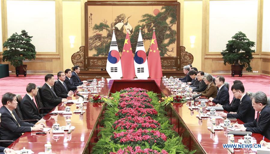 CHINA-BEIJING-XI JINPING-ROK PRESIDENT-MEETING (CN)