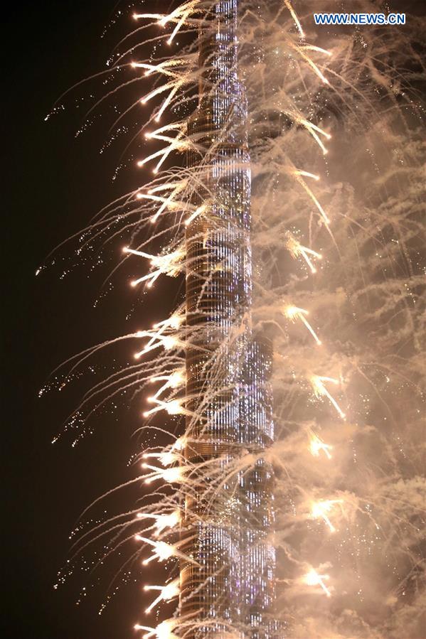 UAE-DUBAI-BURJ KHALIFA-NEW YEAR CELEBRATION