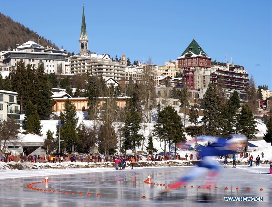 (SP)SWITZERLAND-ST. MORITZ-WINTER YOG-SPEED SKATING