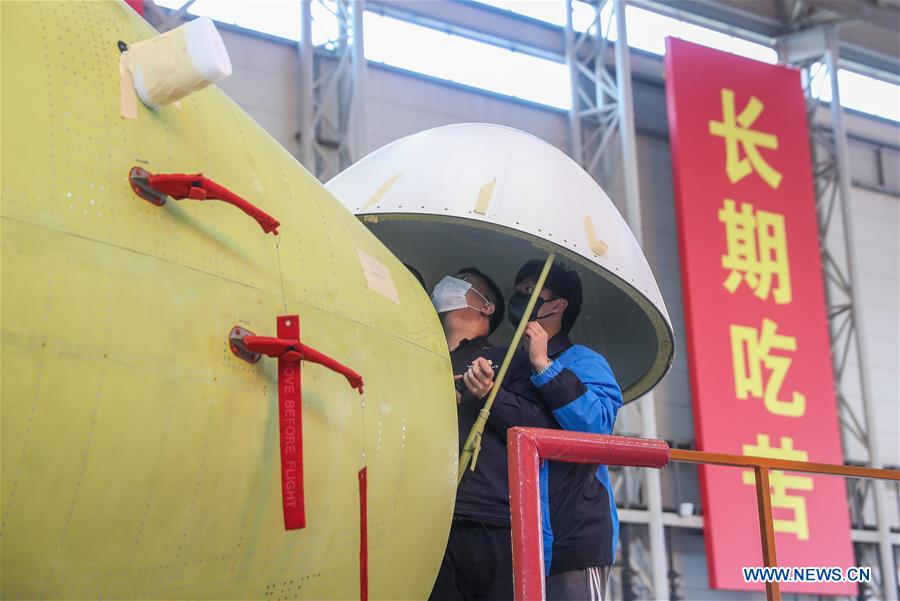 CHINA-SHANGHAI-REGIONAL AIRCRAFT-ARJ21-PRODUCTION RESUMPTION (CN)