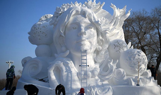 31st Harbin Sun Island Int'l Snow Sculpture Art Exposition to be held in China's Heilongjiang