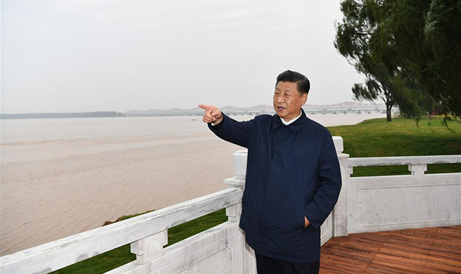 Xi inspects manufacturing enterprise, Yellow River ecological protection in central China