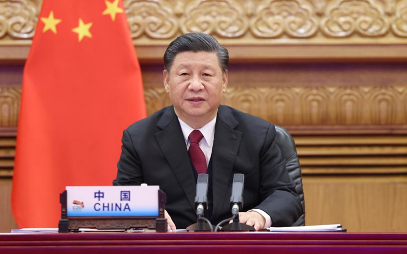 Xi Focus: Xi expounds on sustainable development at G20 meeting