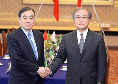 China, Japan senior diplomats exchange views at regular meeting