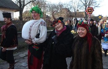 Orthodox Epiphany celebrations marked in Kiev, Ukraine