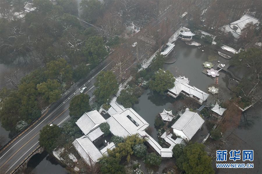 （環境）（5）航拍雪中西湖