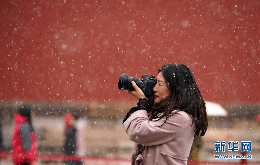 （環境）（17）北京迎來春雪