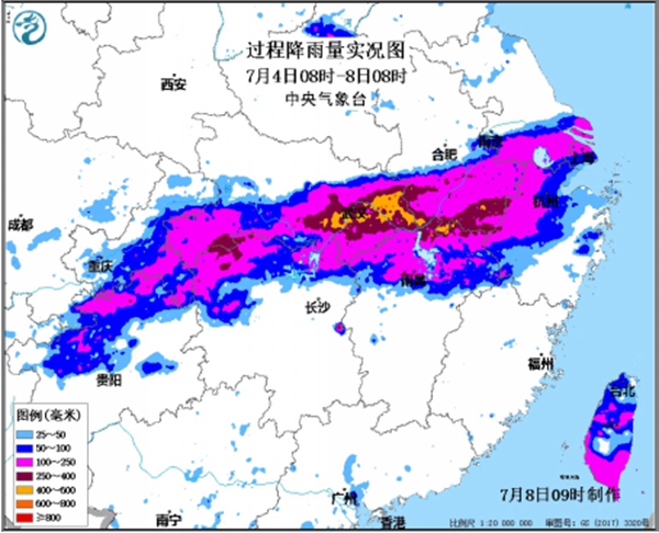 一組數字看長江流域降雨有多“暴力” 這里一天下了北京一年的雨