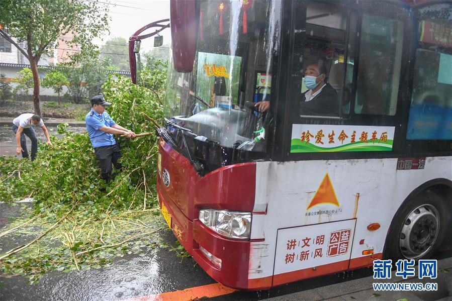 （環境）（6）受臺風“美莎克”影響 吉林發布暴雨橙色預警信號