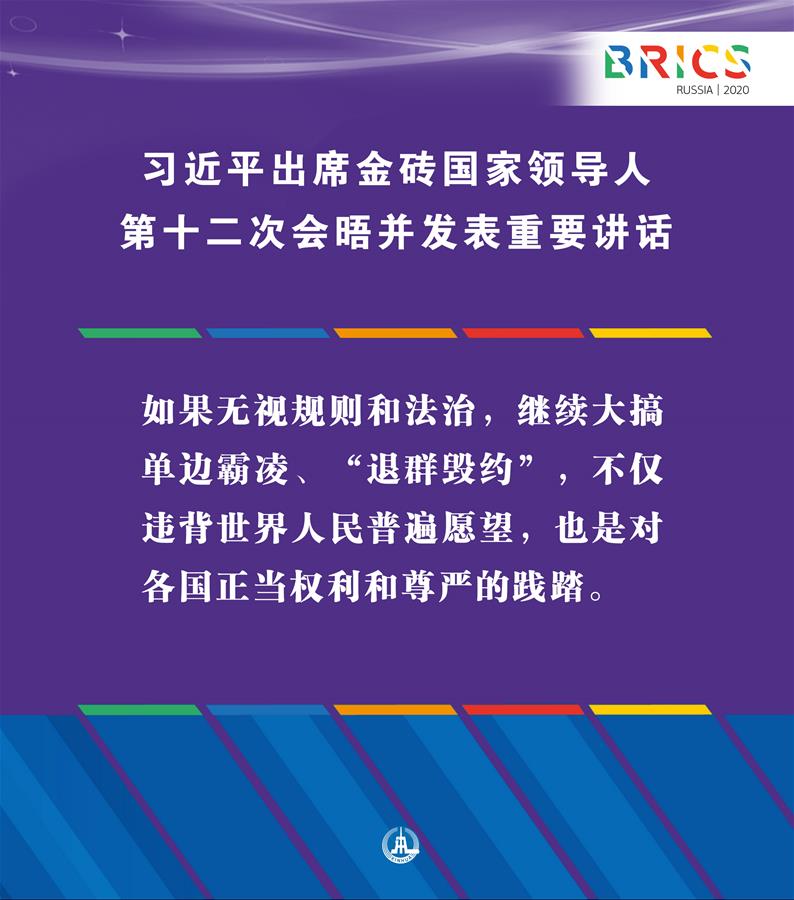 （圖表·海報）［外事］習近平出席金磚國家領導人第十二次會晤并發表重要講話（4）