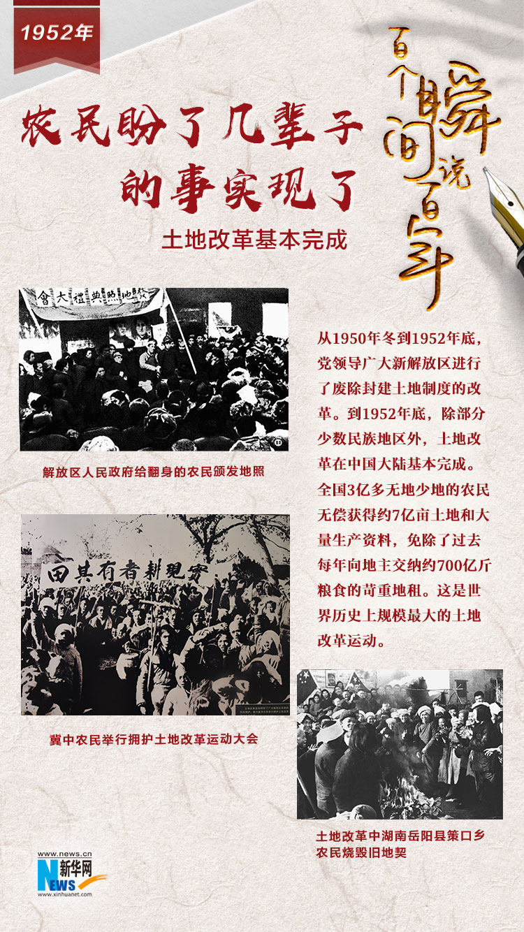 1952，農民盼了幾輩子的事實現(xiàn)了