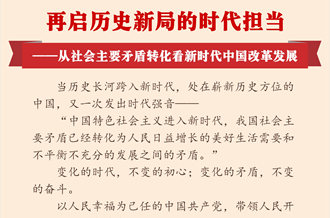 再啟歷史新局的時代擔當——從社會主要矛盾轉化看新時代中國改革發展