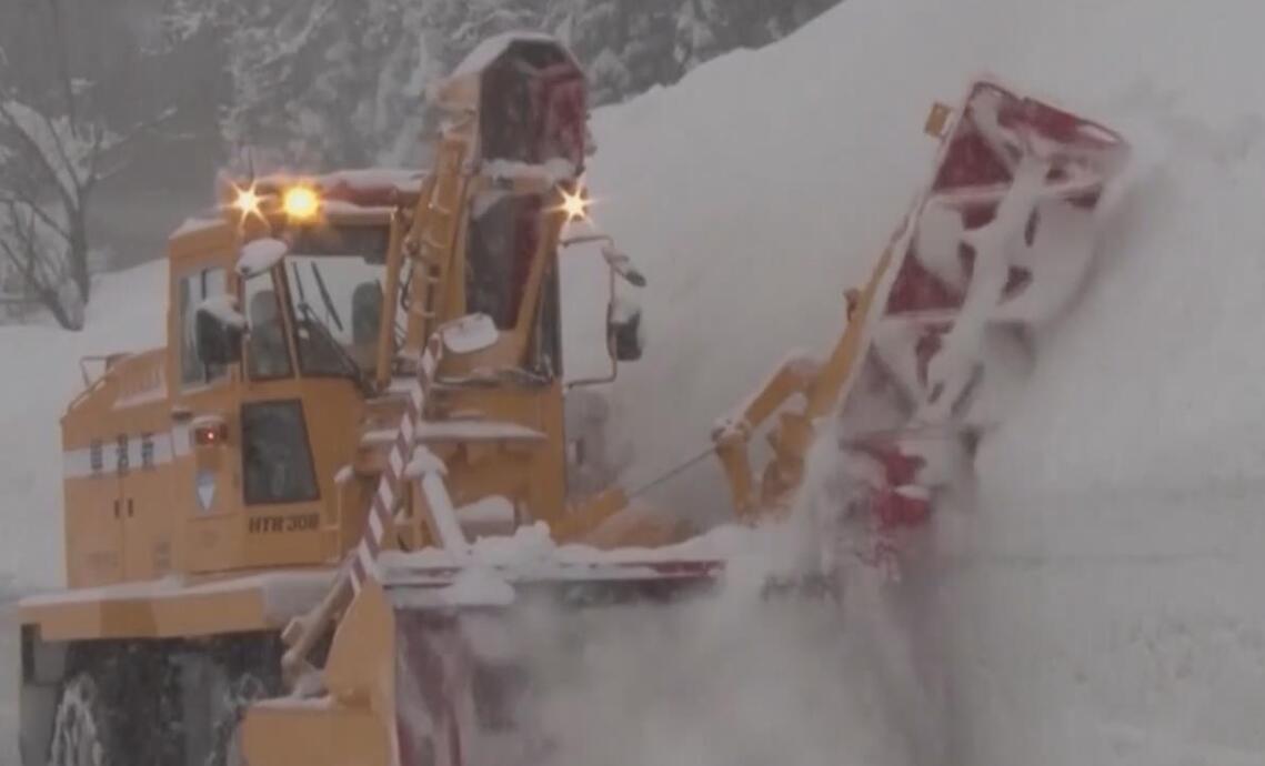 日本多地大雪 兩天內造成10人死亡