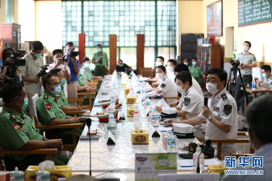 （國際疫情·圖文互動）（2）中國軍隊援建緬軍新冠病毒檢測實驗室開始運行