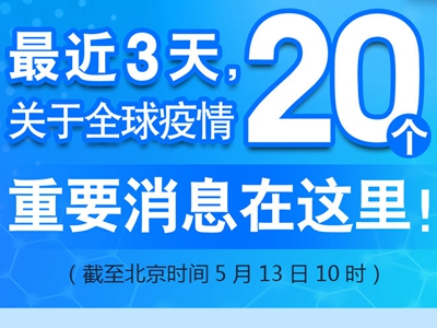 【圖解】最近3天，關于全球疫情20個重要消息在這里！