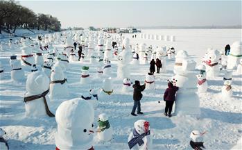 2019個雪人亮相冰城